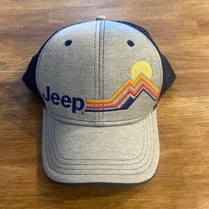 Jeep Gray and Black Trucker Hat
